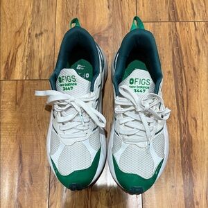 New Balance x Figs Green and White Sneakers